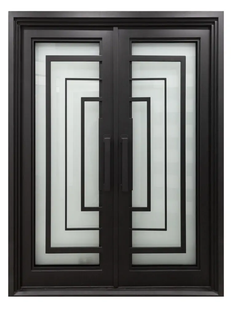 Nova Royal Series Wrought Iron Custom Exterior Door Style 054
