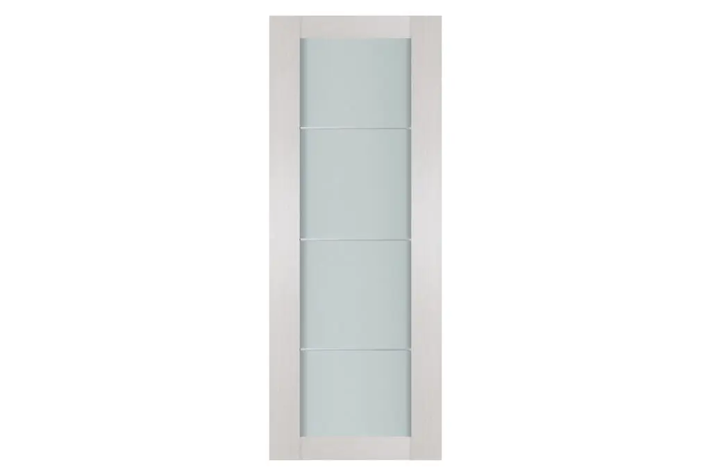 Nova 1 Lite 3H White Wenge Wood Laminated Modern Interior Door - Slab