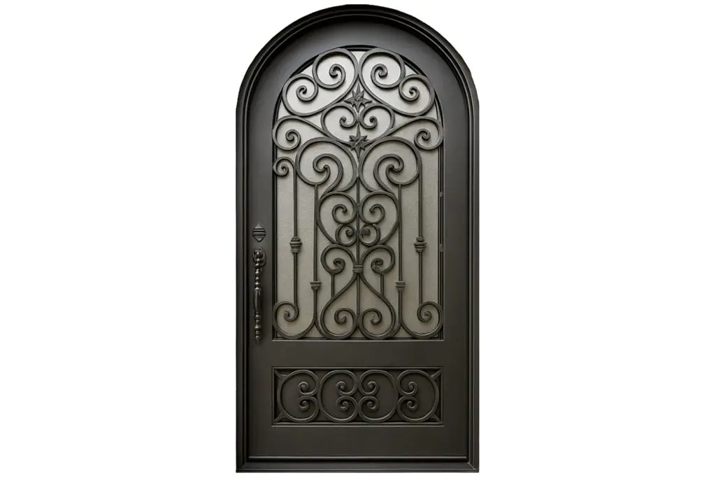 Nova Royal Series Wrought Iron Custom Exterior Door Style 229