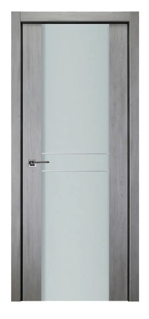 Nova Italia Vetro 2HC Light Grey Laminate Interior Door