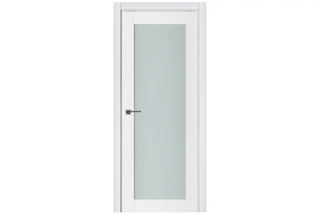 Nova Triplex 054 Soft White Laminated Modern Interior Door - Single Door