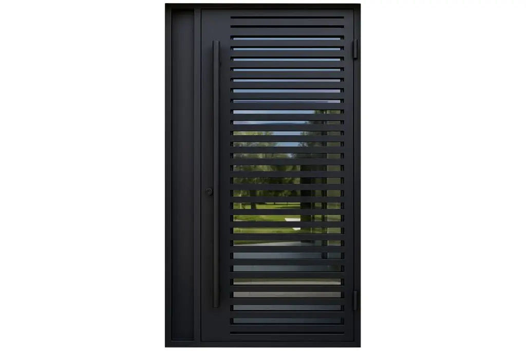 Nova Royal Series Wrought Iron Custom Exterior Door Style 070
