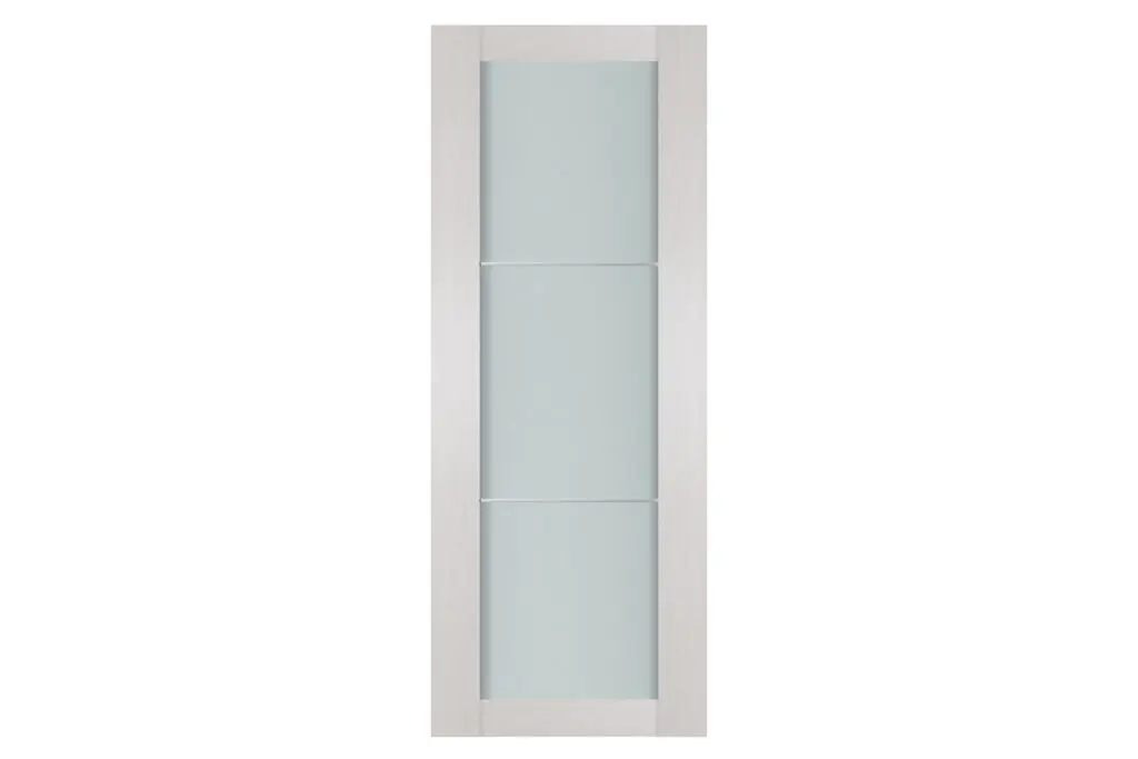 Nova 1 Lite 2H White Wenge Wood Laminated Modern Interior Door - Slab