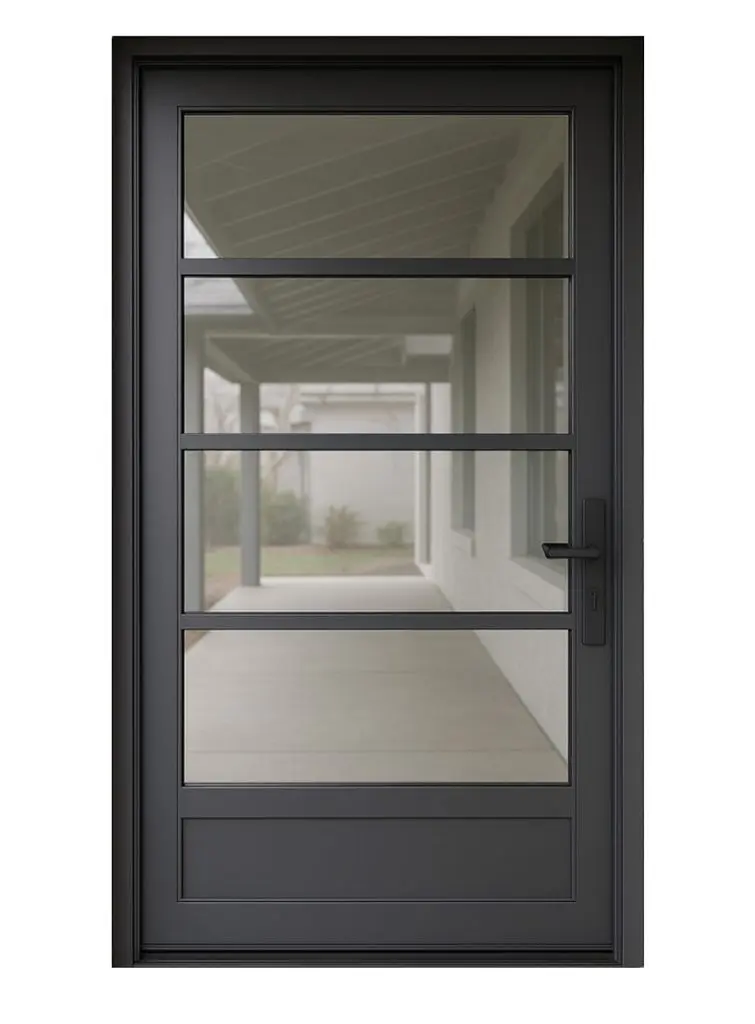 Nova Royal Series Wrought Iron Custom Exterior Door Style 269