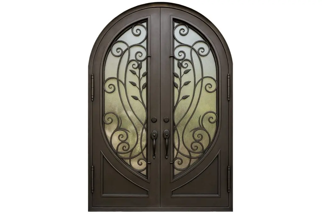 Nova Royal Series Wrought Iron Custom Exterior Door Style 298