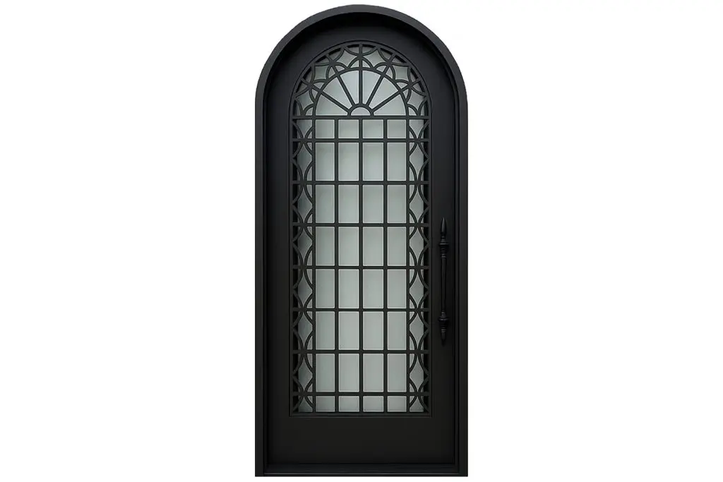 Nova Royal Series Wrought Iron Custom Exterior Door Style 207