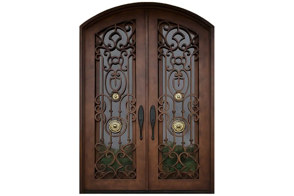 Nova Royal Series Wrought Iron Custom Exterior Door Style 167