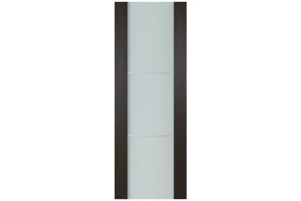 Nova Italia Vetro 2H Premium Wenge Laminate Interior Door - Slab