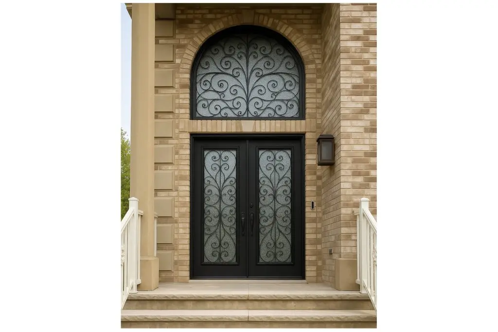Nova Royal Series Wrought Iron Custom Exterior Door Style 265