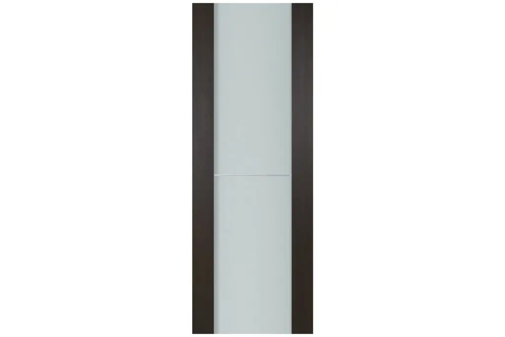 Nova Italia Vetro 1H Premium Wenge Laminate Interior Door - Slab