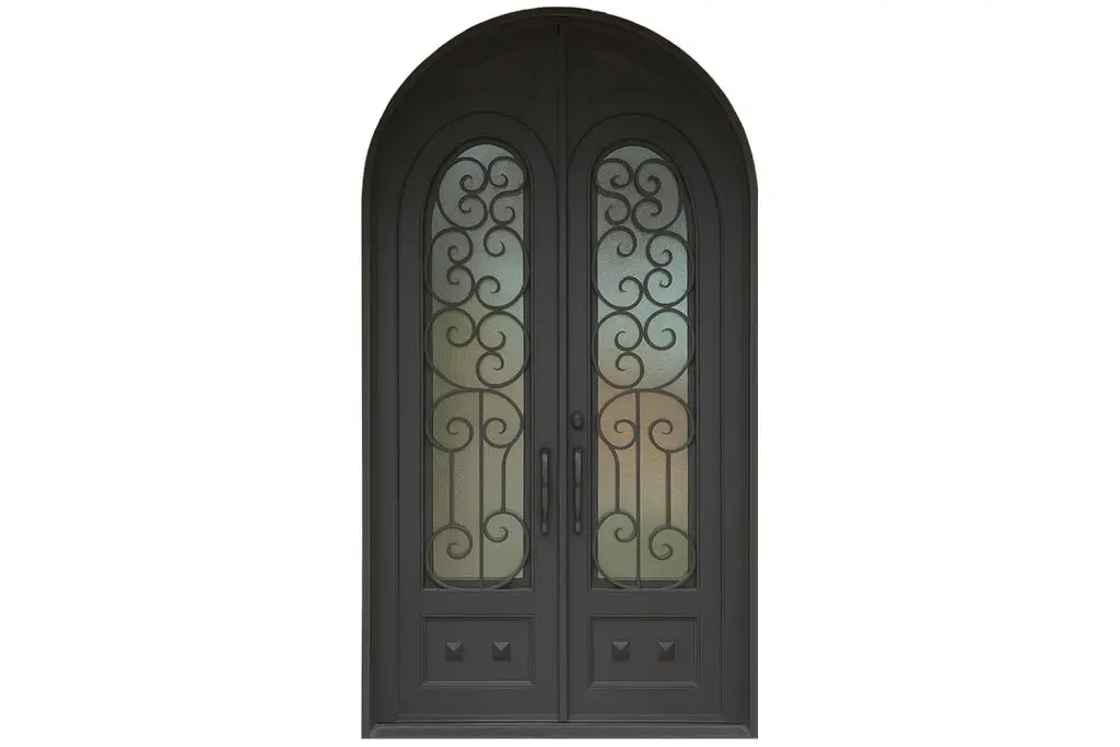 Nova Royal Series Wrought Iron Custom Exterior Door Style 251
