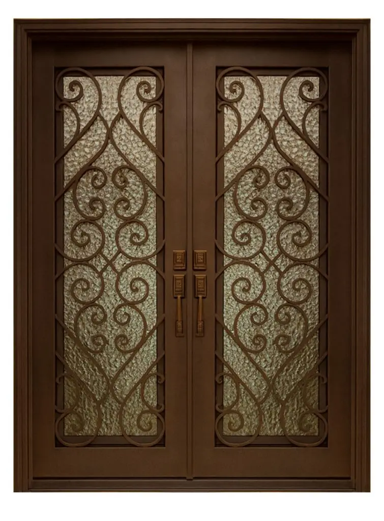 Nova Royal Series Wrought Iron Custom Exterior Door Style 139