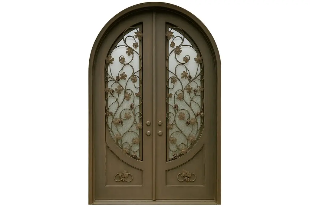 Nova Royal Series Wrought Iron Custom Exterior Door Style 279
