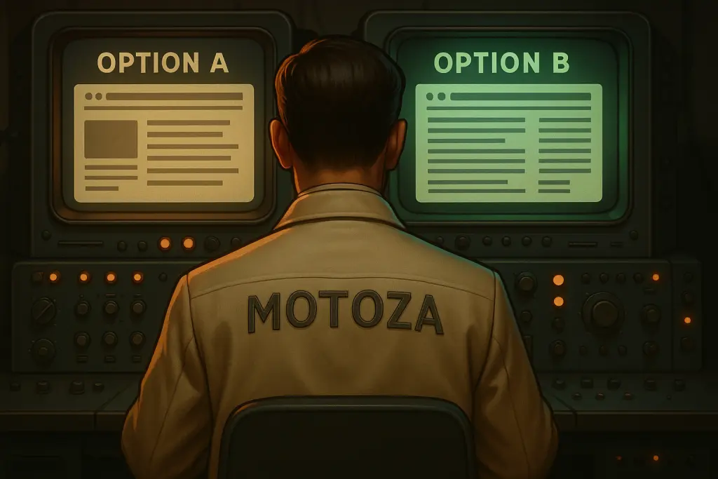 Motoza A/B Testing - Conversion Rate Optimization
