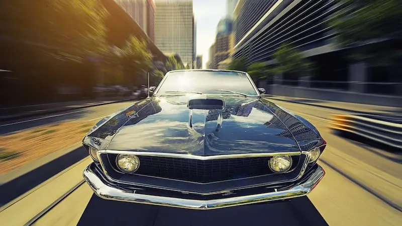 Car on street for Atlanta title pawn loan