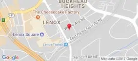 Google Map of 3355 Lenox Rd, Atlanta, GA 30326