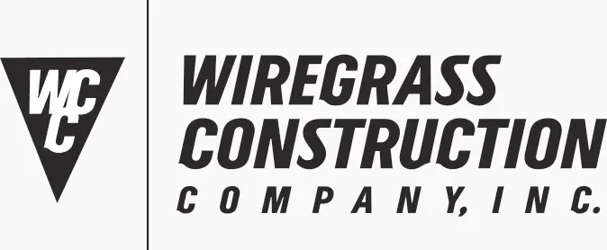 Wiregrass Construction Company black and white corporate logo
