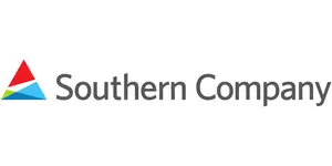 Southern Company logo with triangle icon on transparent background