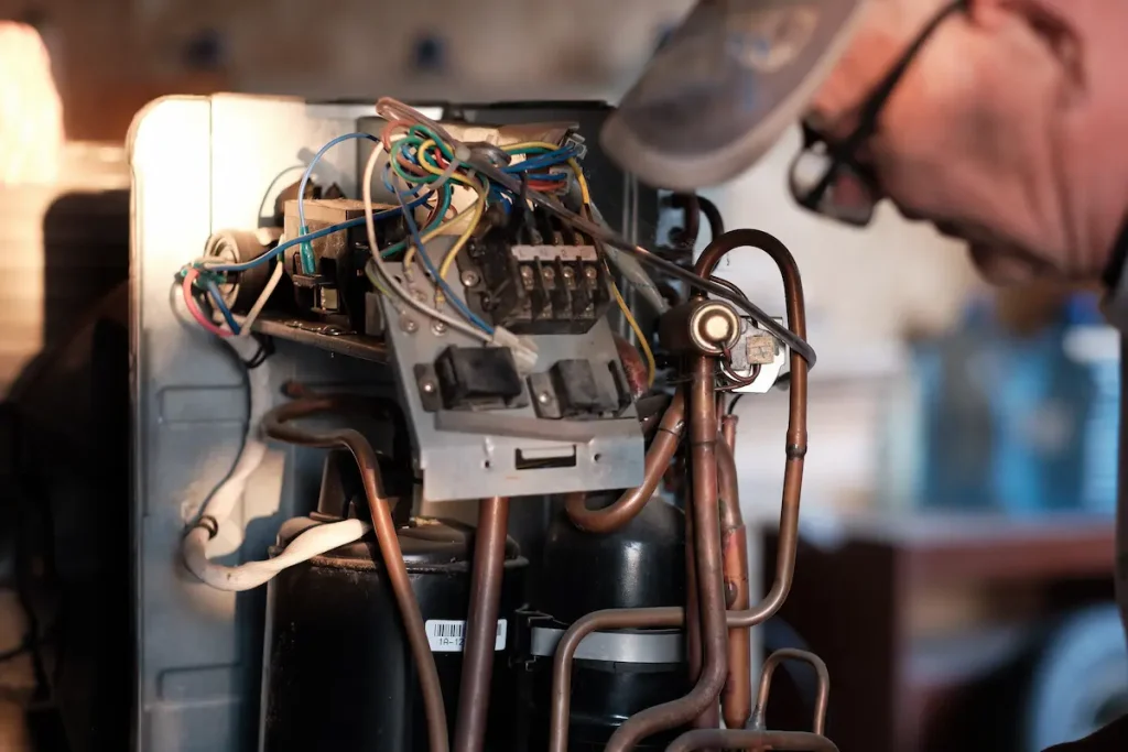 Service Pro Worker HVAC companies