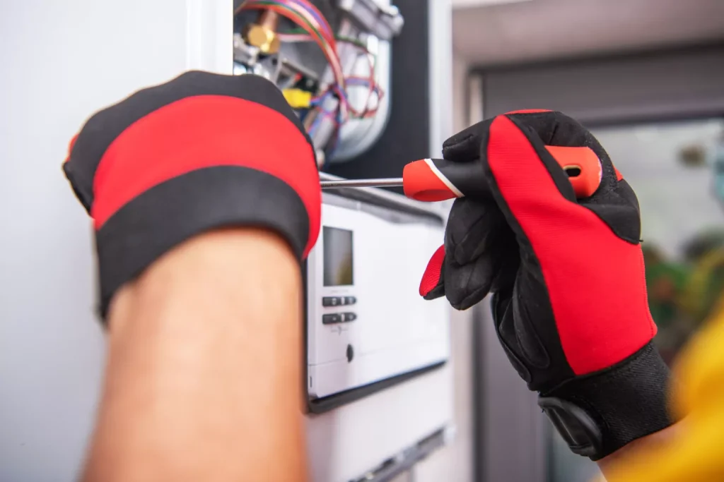 Heating repair process