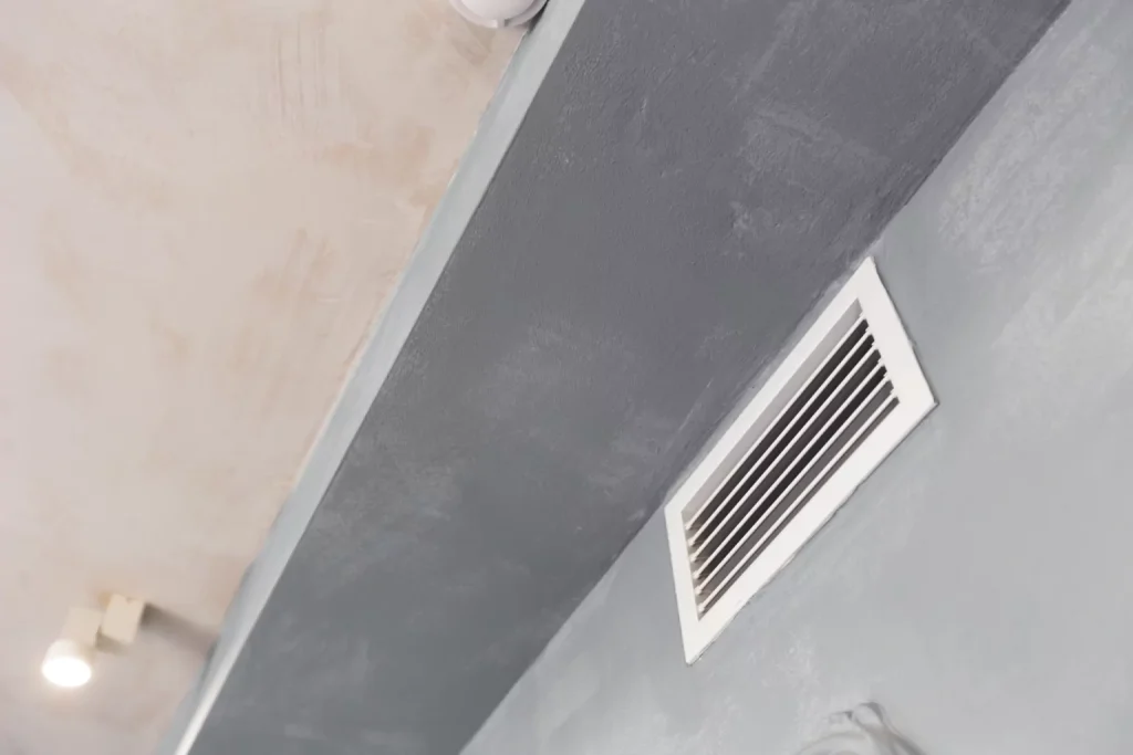 House vent on wall