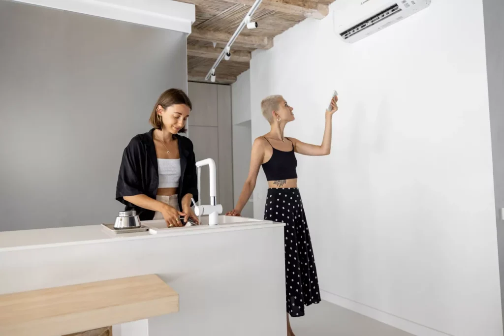 turning on mini split unit