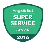 Angie's List Super Service Award 2016 badge
