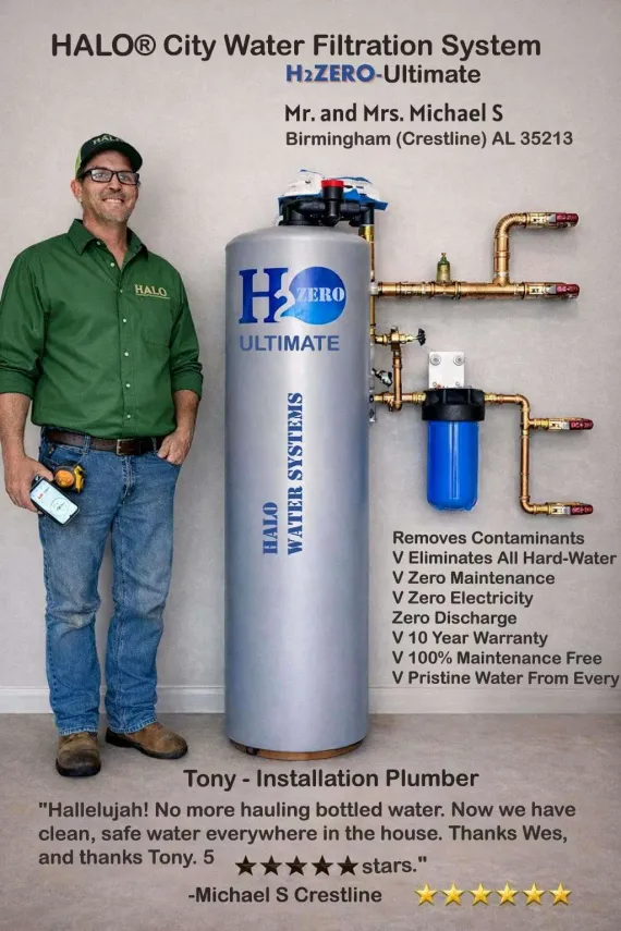 HALO City Water Filtration System Installed in Birmingham, AL