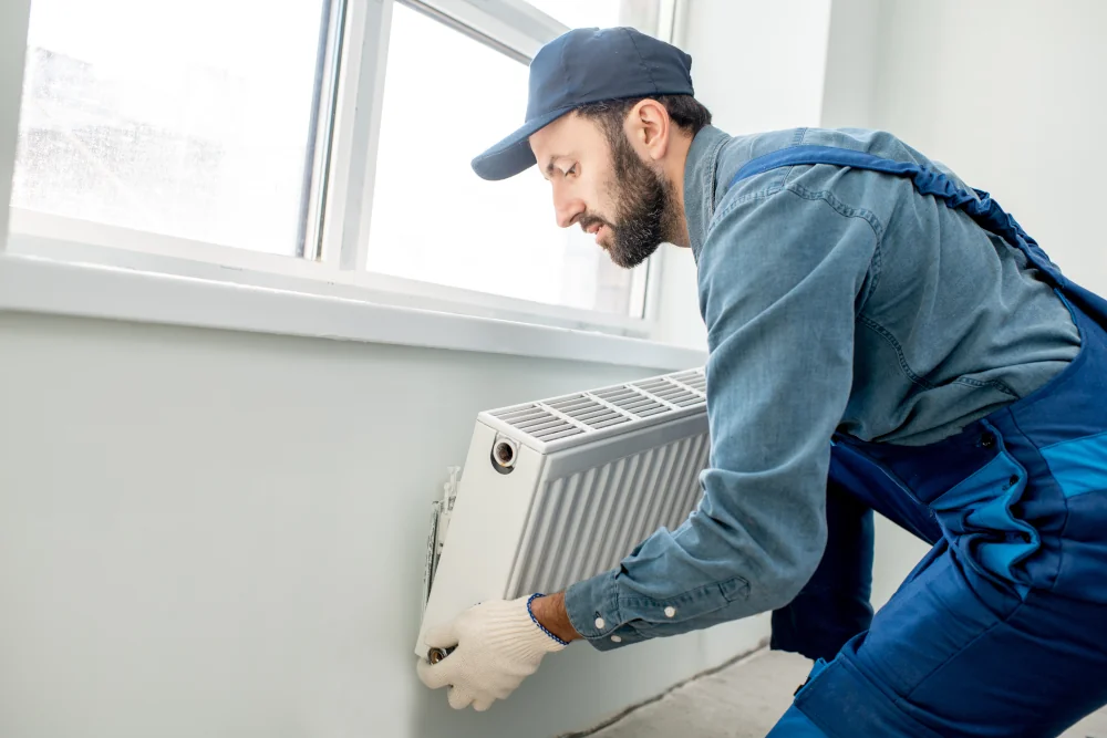 Mounting radiator