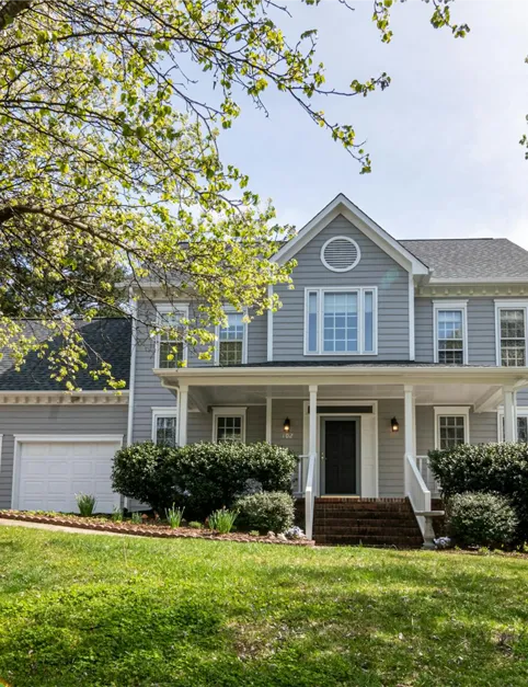 Front view of a beautiful house