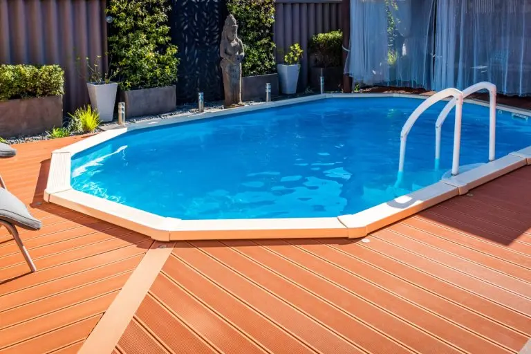 decks in the pool area