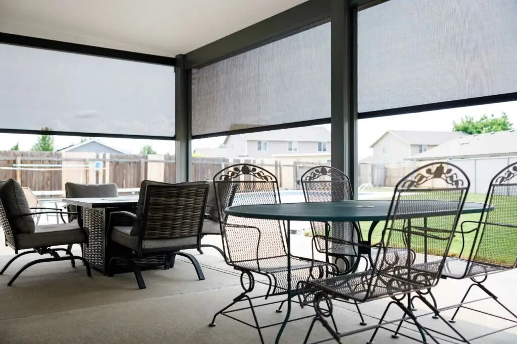 motorized exterior screens from Patio Covers Unlimited NW