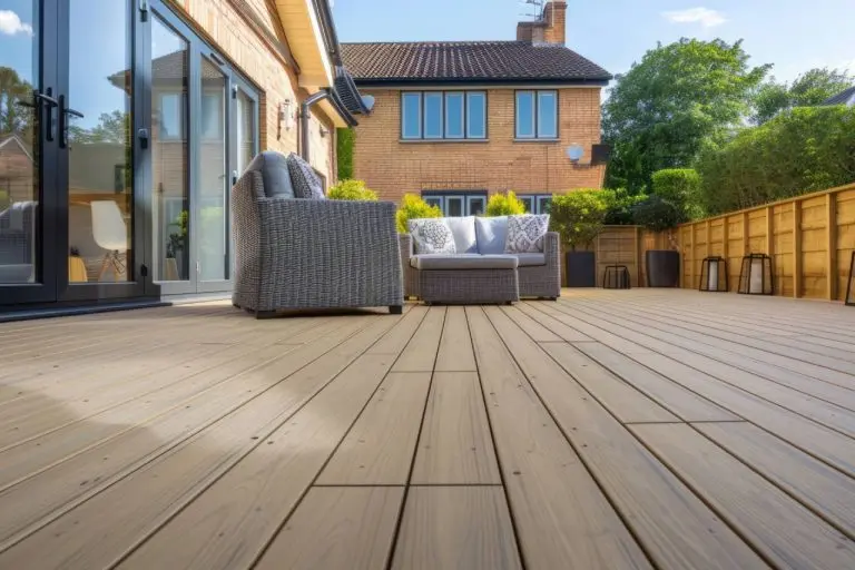 furniture placement in a custom deck design