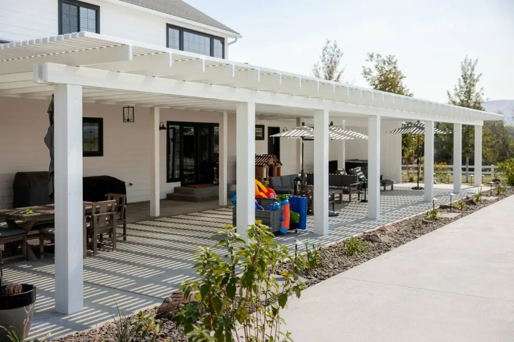 custom pergola installation project in Richland, WA