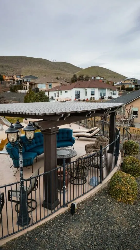 pergola added to property