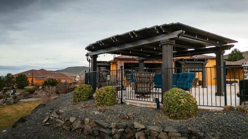garden landscaping with Pergolas Patio Covers Unlimited NW