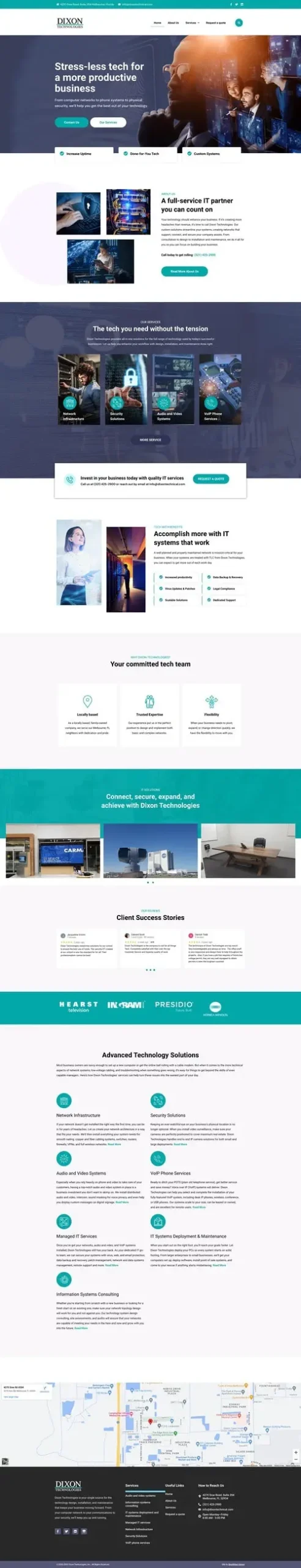 We don't only build landscaping websites! Here's another sample of our skills