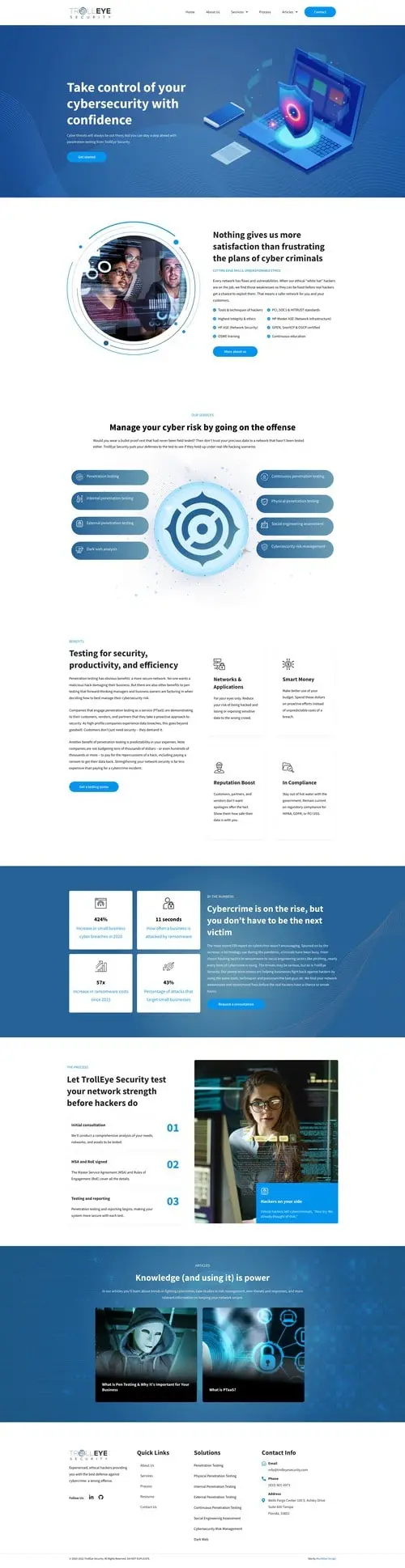We build more than just landscaping websites. Here's another example.