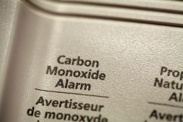 Carbon Monoxide Alarm Closeup