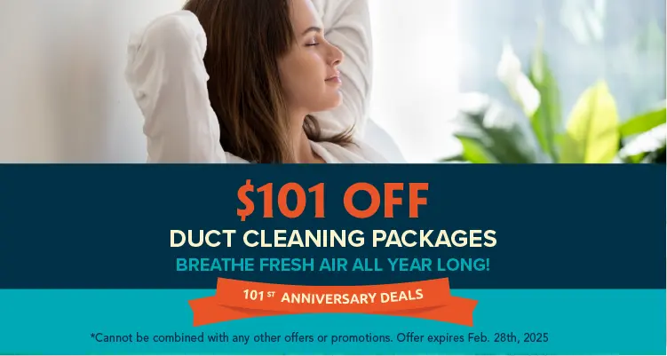 Duct cleaning package offer