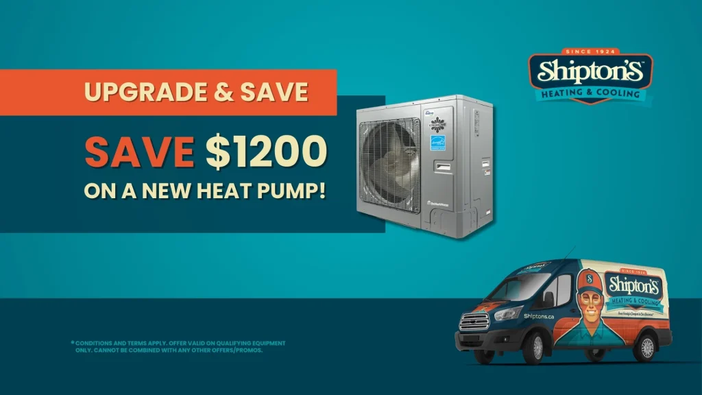 Upgrade & save on a new heat pump offer