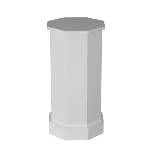 Traditional Lacquer Octagon Pedestals