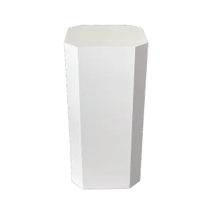 Lacquer Polygon Pedestals