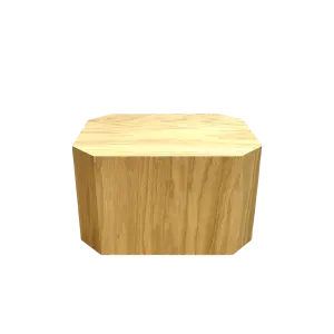 Polygon Natural Wood Mannequin Risers