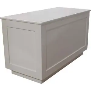 Classic White Reception Counter