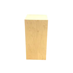 Natural Maple Pedestal 22 x 18 x 11" H