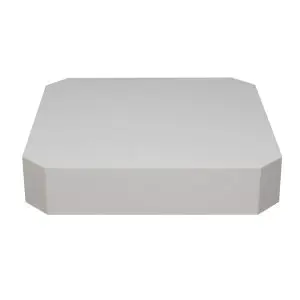 White Polygon Riser 30"