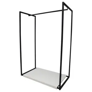 Modern Free Standing Metal Dress Racks