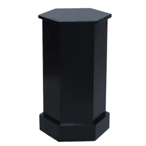 Traditional Lacquer Hexagon Pedestals