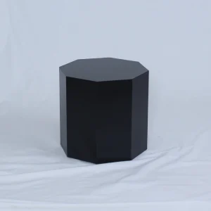 Black lacquer 9 x 25" h Octagon Pedestal - Outlet